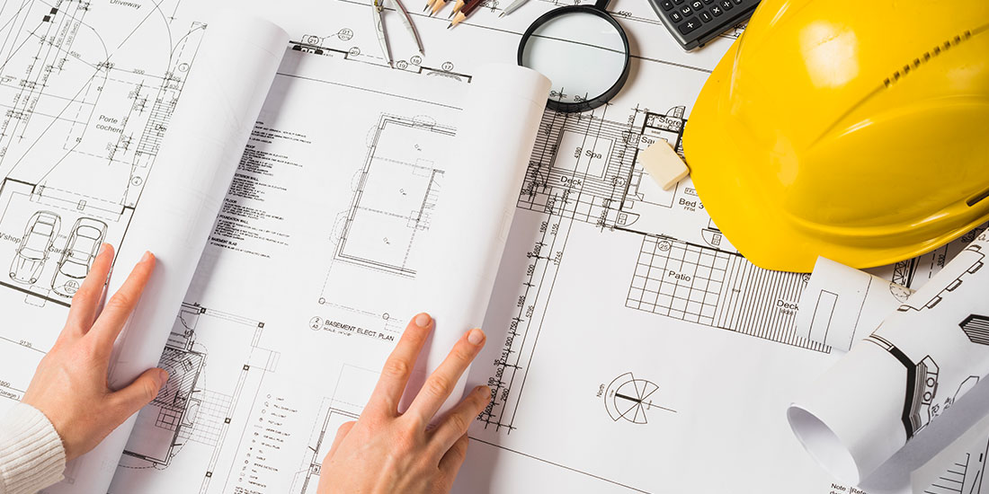 تنفيذ الرسومات المعمارية والانشائية